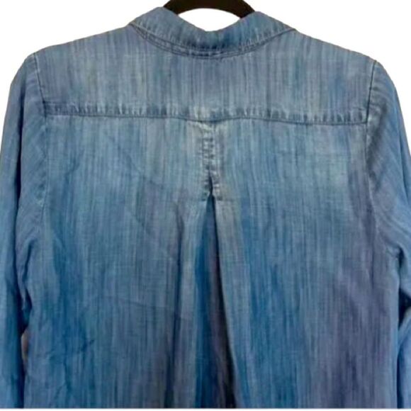 Anthropologie Elevenses Tencel button down shirt-medium - Picture 5 of 7